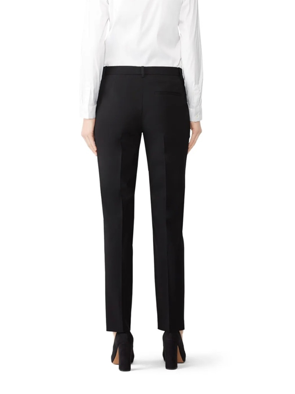 Theory Tailor Trouser In Crunch Wash Linen - Picture 2 of 9